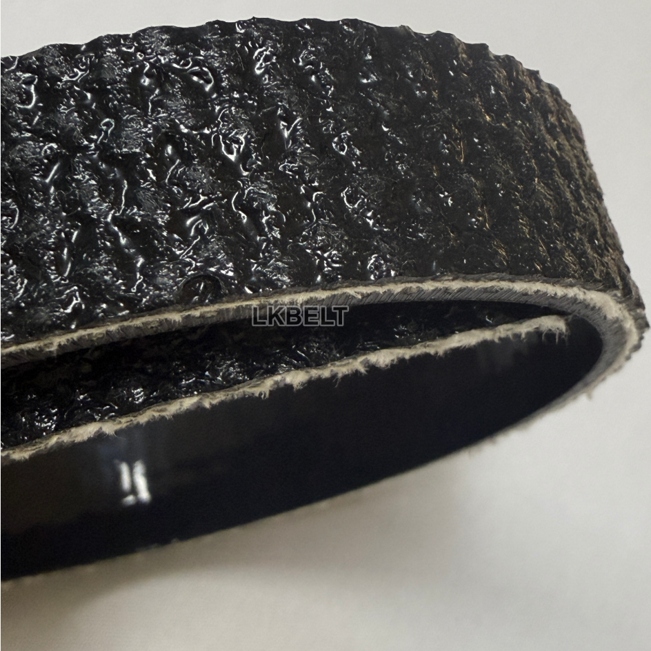 PVC/fabric logistics belt edge and reinforcement