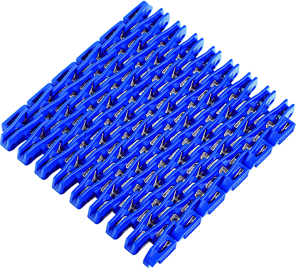 Blue modular conveyor belt